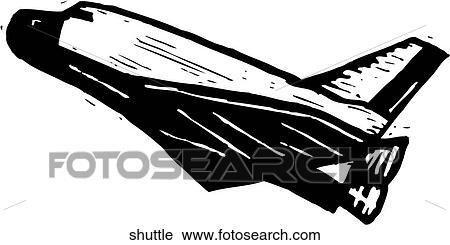 Shuttle View Large Clip Art Graphic Clipart - Shuttle. Fotosearch