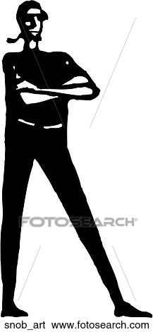 Snob Artist View Large Clip Art Graphic Clip Art - Snob Artist. Fotosearch