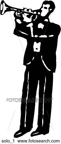 Soloist 1 View Large Clip Art Graphic Clipart - Soloist 1. Fotosearch