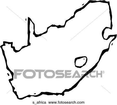 South Africa View Large Clip Art Graphic Clipart - South Africa. Fotosearch