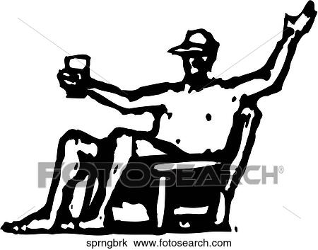 Spring Break View Large Clip Art Graphic Clipart - Spring Break. Fotosearch