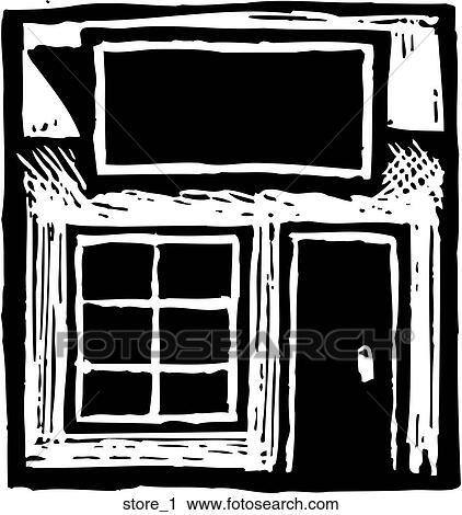 Store 1 View Large Clip Art Graphic Clipart - Store 1. Fotosearch