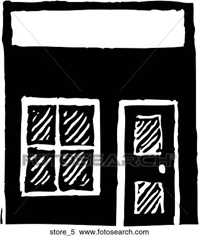 Store 5 View Large Clip Art Graphic Clipart - Store 5. Fotosearch