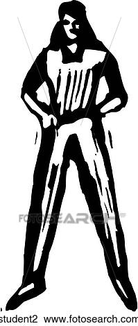 Clipart - Student 2. Fotosearch
