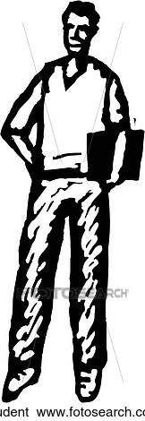Clip Art - Student. Fotosearch