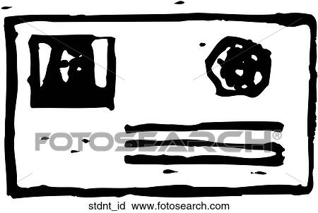Clipart - Student ID. Fotosearch