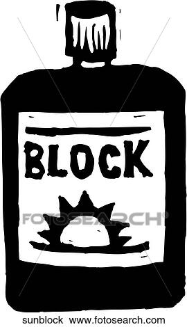 Clipart - Sunblock. Fotosearch