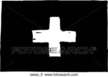 Swiss Flag View Large Clip Art Graphic Clipart - Swiss Flag. Fotosearch