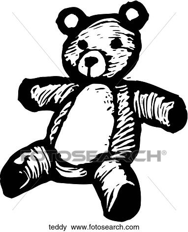Teddy View Large Clip Art Graphic Clip Art - Teddy. Fotosearch