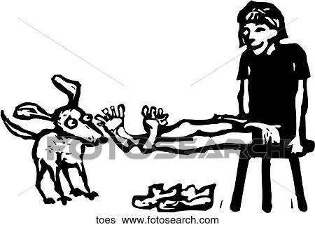 Toes View Large Clip Art Graphic Clip Art - Toes. Fotosearch