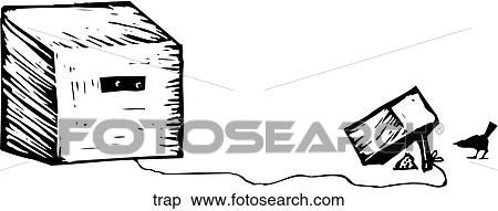 Trap View Large Clip Art Graphic Clipart - Trap. Fotosearch