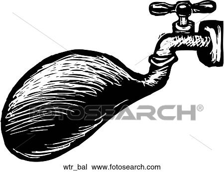 Water Balloon View Large Clip Art Graphic Clipart - Water Balloon. Fotosearch