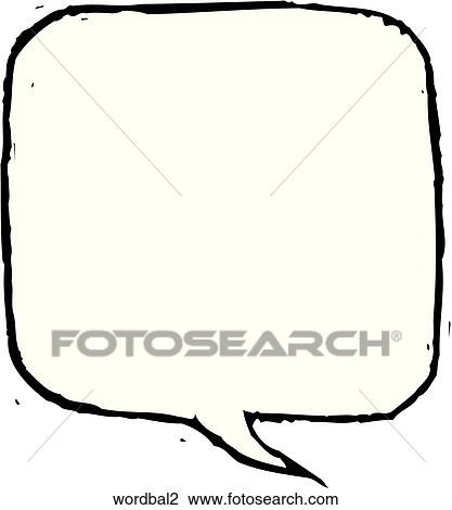 Word Balloon 2 View Large Clip Art Graphic Clipart - Word Balloon 2. Fotosearch