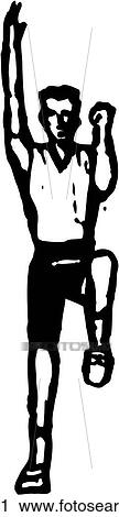 Clipart - Aerobic 1. Fotosearch