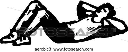 Clipart - Aerobic 3. Fotosearch