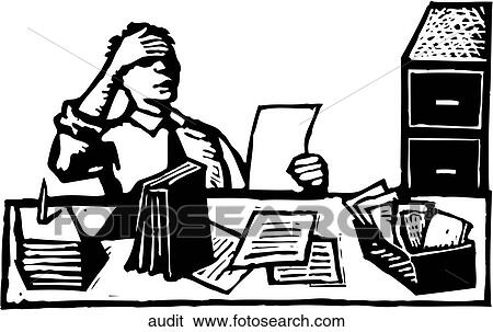 Clip Art - Audit. Fotosearch