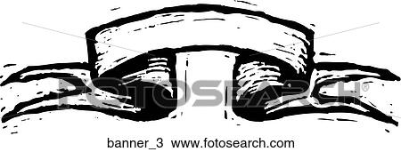Banner 3 View Large Clip Art Graphic Clipart - Banner 3. Fotosearch