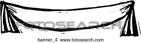 Banner 4 View Large Clip Art Graphic Clipart - Banner 4. Fotosearch