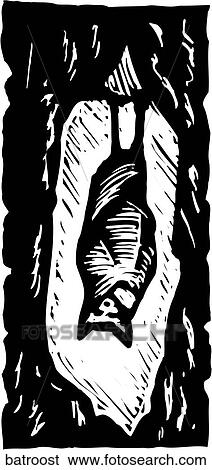 Bat Roost View Large Clip Art Graphic Clip Art - Bat Roost. Fotosearch