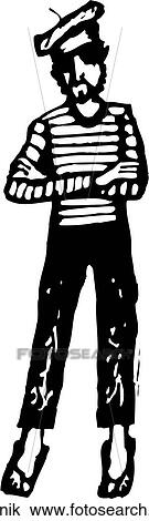 Beatnik View Large Clip Art Graphic Clipart - Beatnik. Fotosearch
