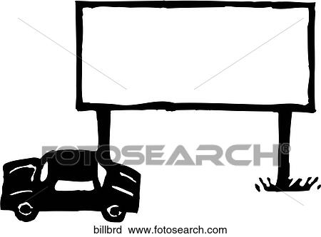 Billboard View Large Clip Art Graphic Clipart - Billboard. Fotosearch