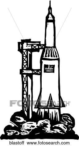 Blast Off View Large Clip Art Graphic Clipart - Blast Off. Fotosearch