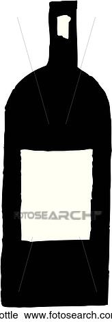 Clipart - Bottle. Fotosearch