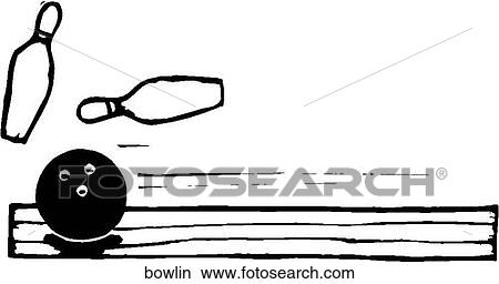 Bowlin' View Large Clip Art Graphic Clipart - Bowlin'. Fotosearch