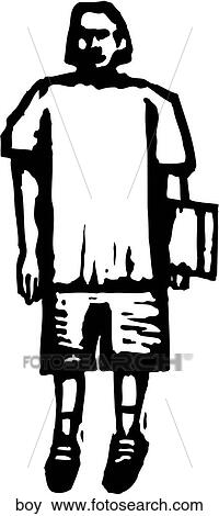 Clip Art - Boy. Fotosearch