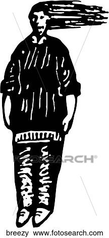 Clip Art - Breezy. Fotosearch