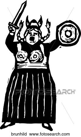Brunhild View Large Clip Art Graphic Clipart - Brunhild. Fotosearch