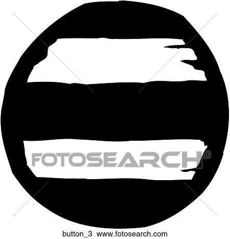 Clipart - Button 3. Fotosearch