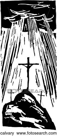 Calvary View Large Clip Art Graphic Clip Art - Calvary. Fotosearch