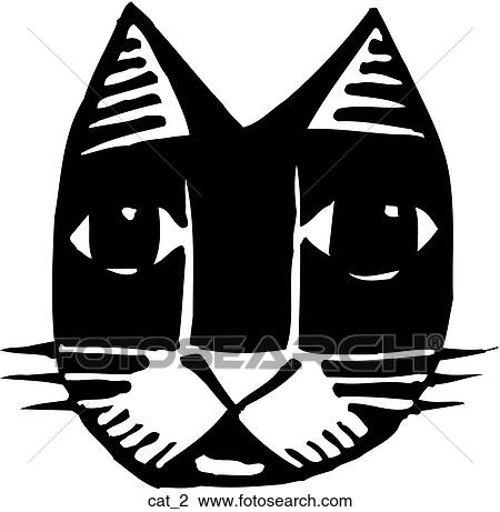 Cat 2 View Large Clip Art Graphic Clipart - Cat 2. Fotosearch