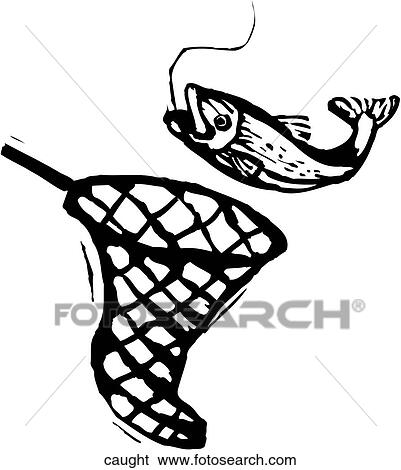 Clip Art - Caught. Fotosearch