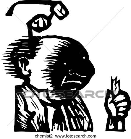Clipart - Chemist 2. Fotosearch