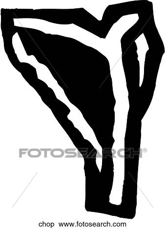 Chop View Large Clip Art Graphic Clipart - Chop. Fotosearch