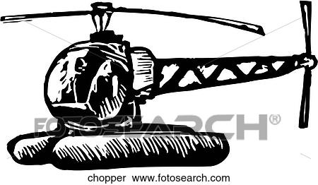 Clipart - Chopper. Fotosearch