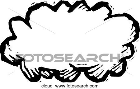 Clipart - Cloud. Fotosearch