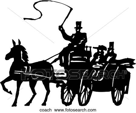 Coach View Large Clip Art Graphic Clipart - Coach. Fotosearch
