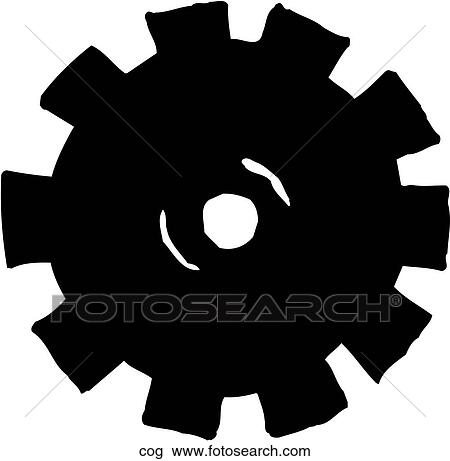 Cog View Large Clip Art Graphic Clipart - Cog. Fotosearch