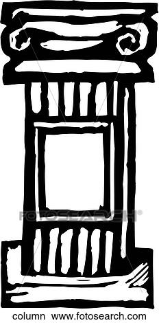Clipart - Column. Fotosearch