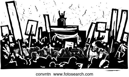 Convention View Large Clip Art Graphic Clipart - Convention. Fotosearch