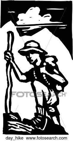 Clipart - Day Hike. Fotosearch