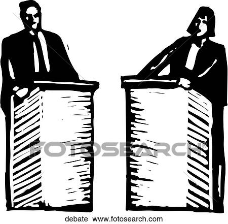 Clipart - Debate. Fotosearch