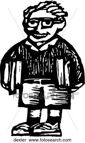 Dexter View Large Clip Art Graphic Clipart - Dexter. Fotosearch