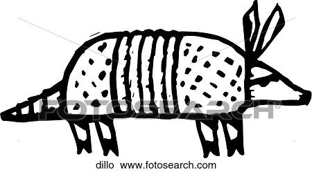Clipart - Dillo. Fotosearch