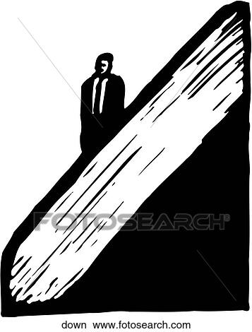 Clipart - Down. Fotosearch
