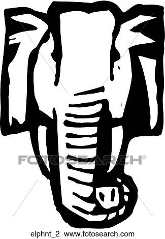 Clipart - Elephant 2. Fotosearch