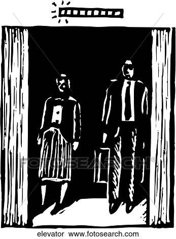 Elevator View Large Clip Art Graphic Clipart - Elevator. Fotosearch